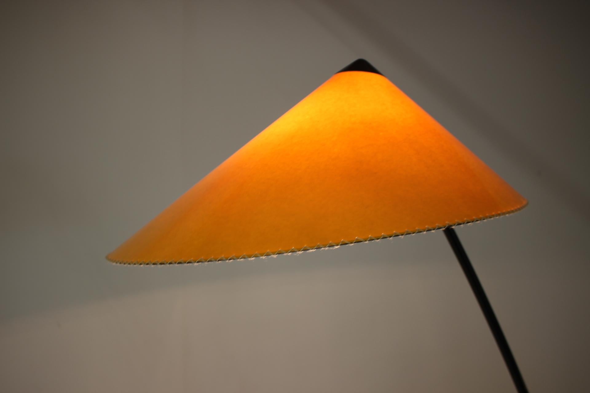 Very Rare Japanese Style Design Floor Lamp by Josef Hůrka, 1960s 3