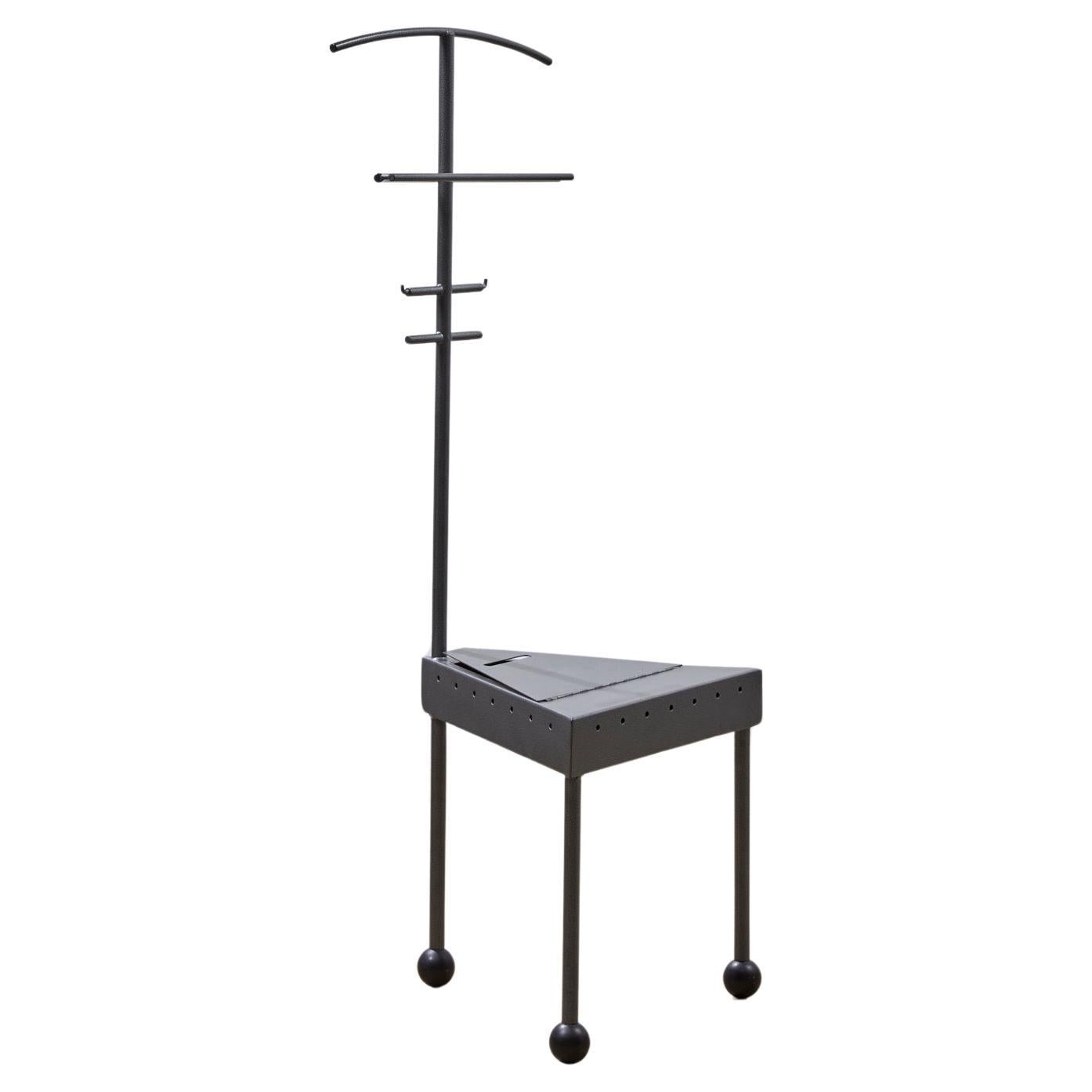 Very rare Jean-Louis Godivier Tip Valet Chair For Sale