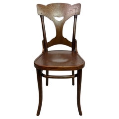 Very rare jugendstil dining chair no.522 by Thonet