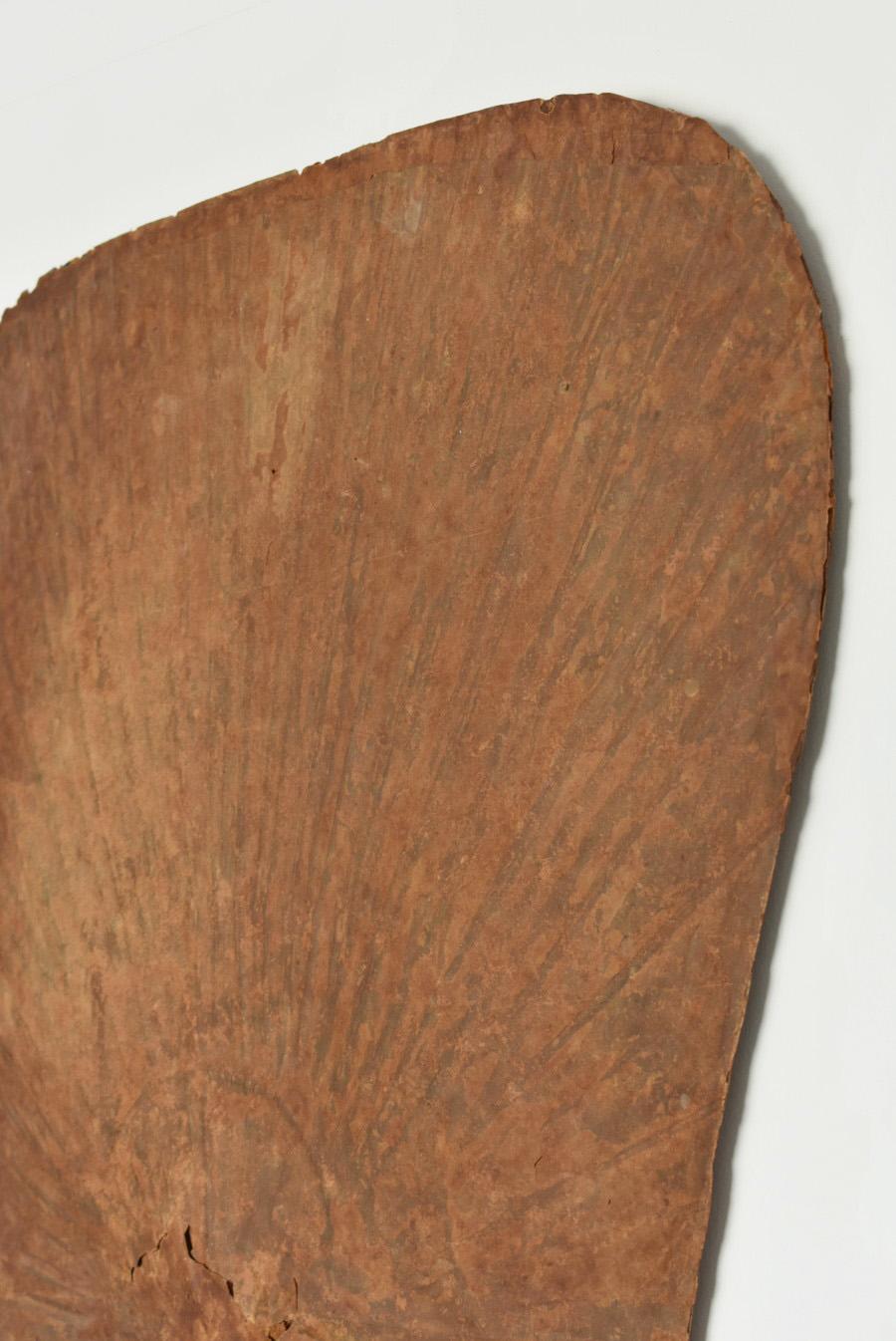 South Korean Very rare Korean antique fan made of bamboo and paper/like Ingo Maurer's Uchiwa