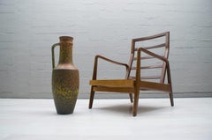 Rarissimo grande vaso di lava da terra di Silberdistel, anni '60, Germania