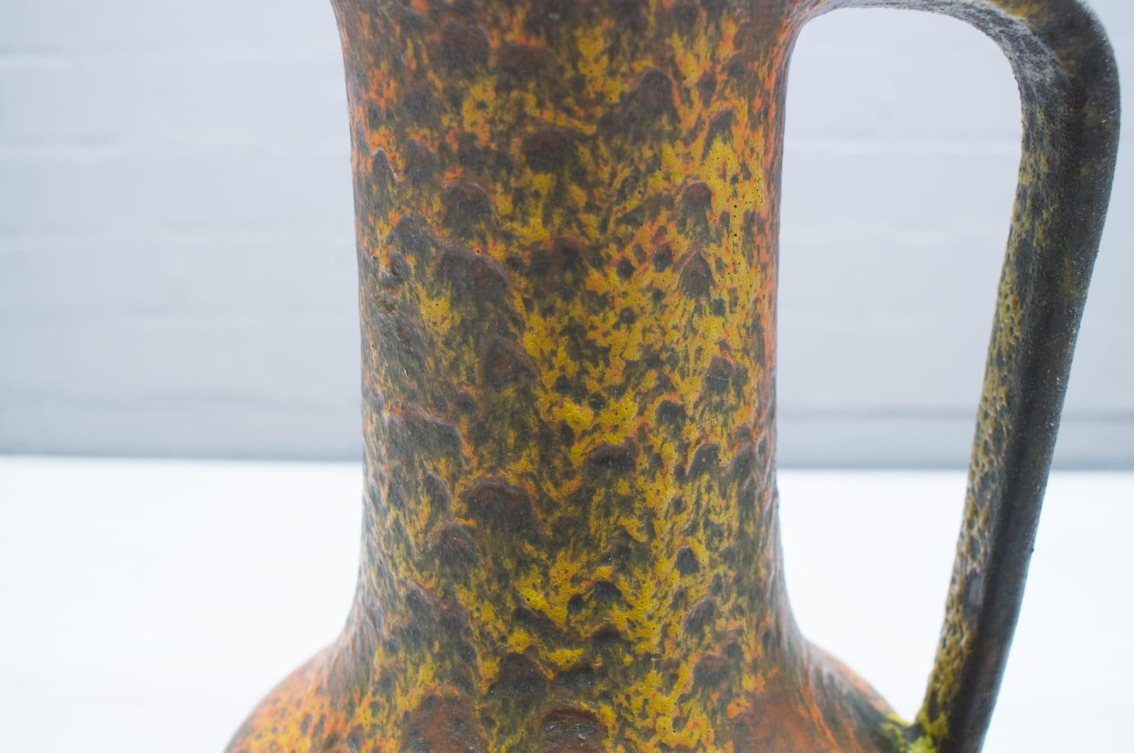 Ceramic Very Rare Large Floor Fat Lava Vase from Silberdistel, 1960s, Germany