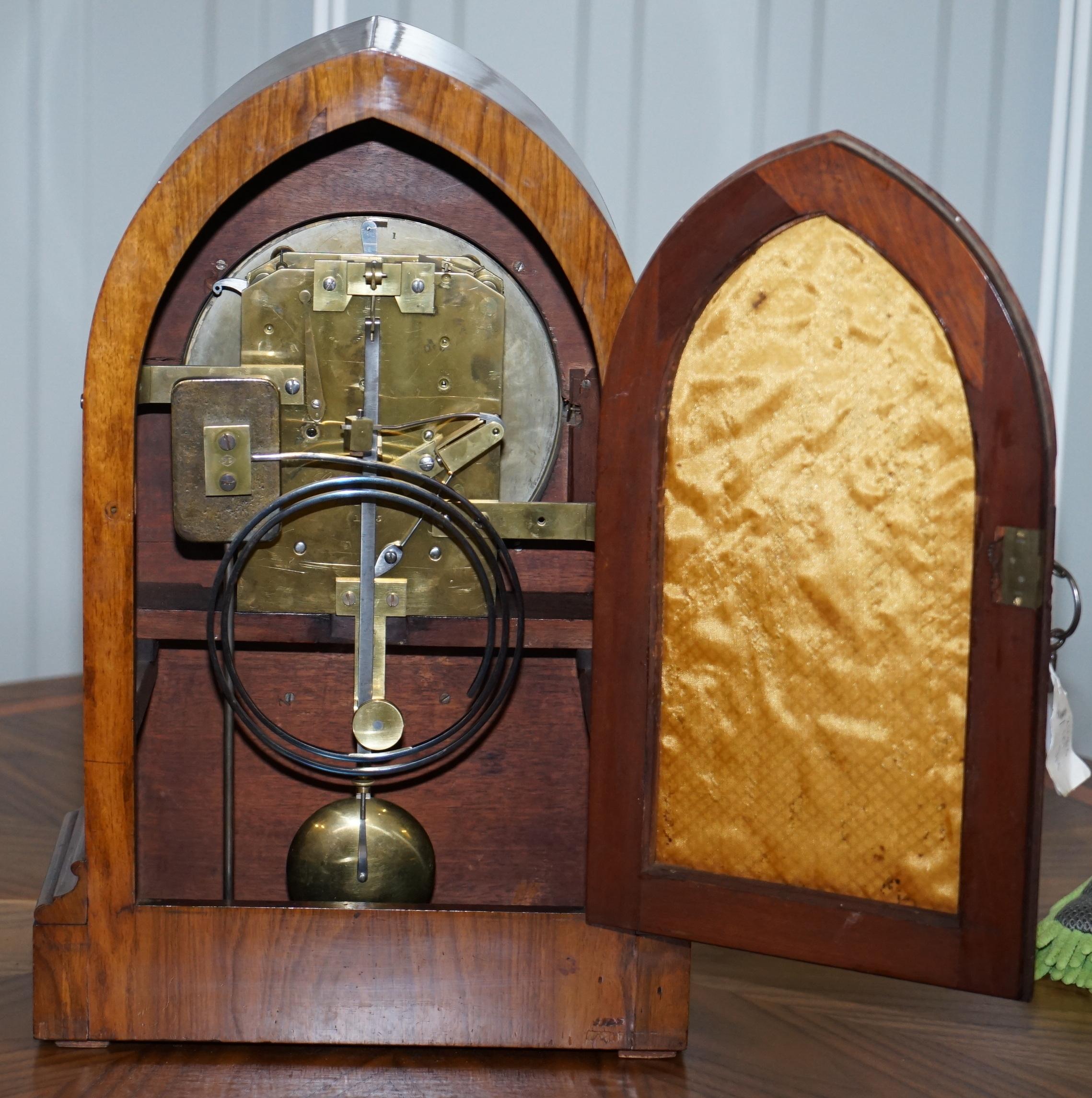 Very Rare Large Gothic Revival Charles Frodsham Clock Maker to Queen Victoria 3
