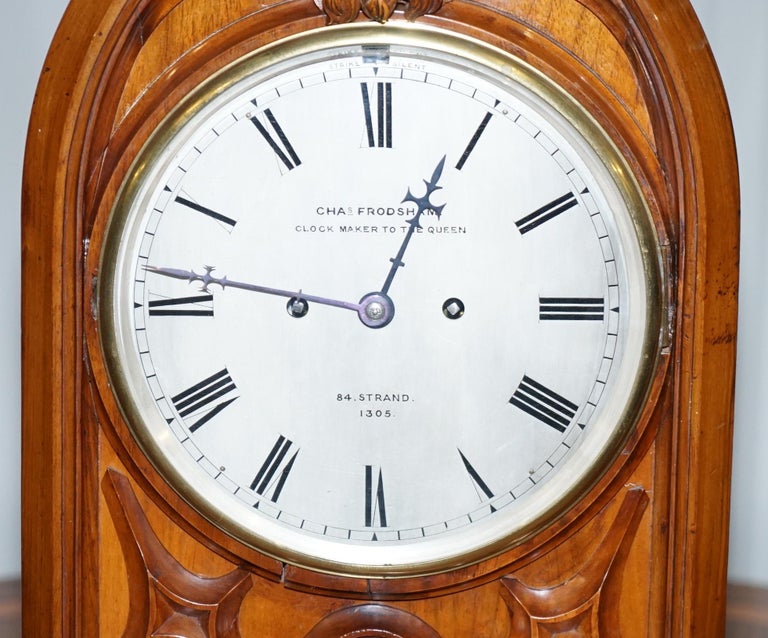 Very Rare Large Gothic Revival Charles Frodsham Clock Maker to Queen