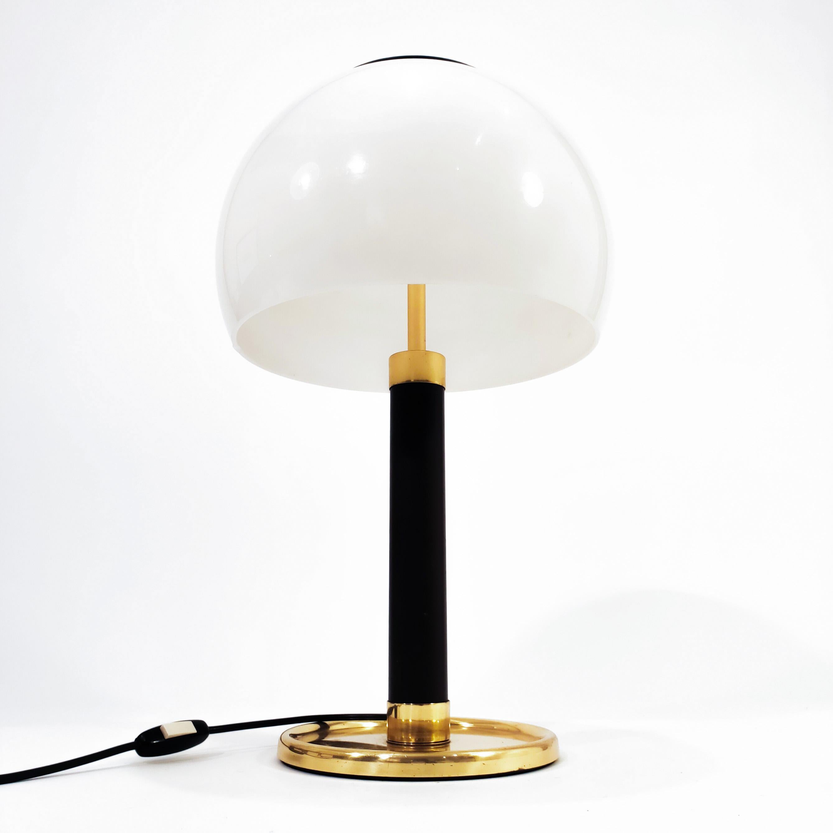 Bauhaus Very rare large Hollywood Regency style table lamp by Metalarte, Spain, 1960s en vente