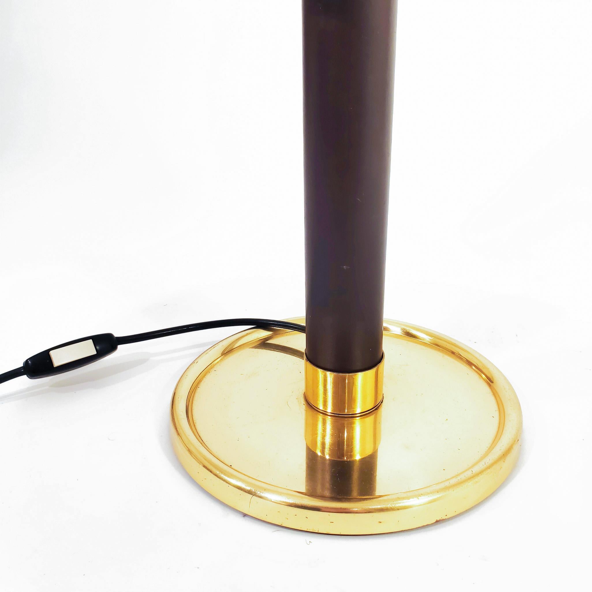 Poli Very rare large Hollywood Regency style table lamp by Metalarte, Spain, 1960s en vente