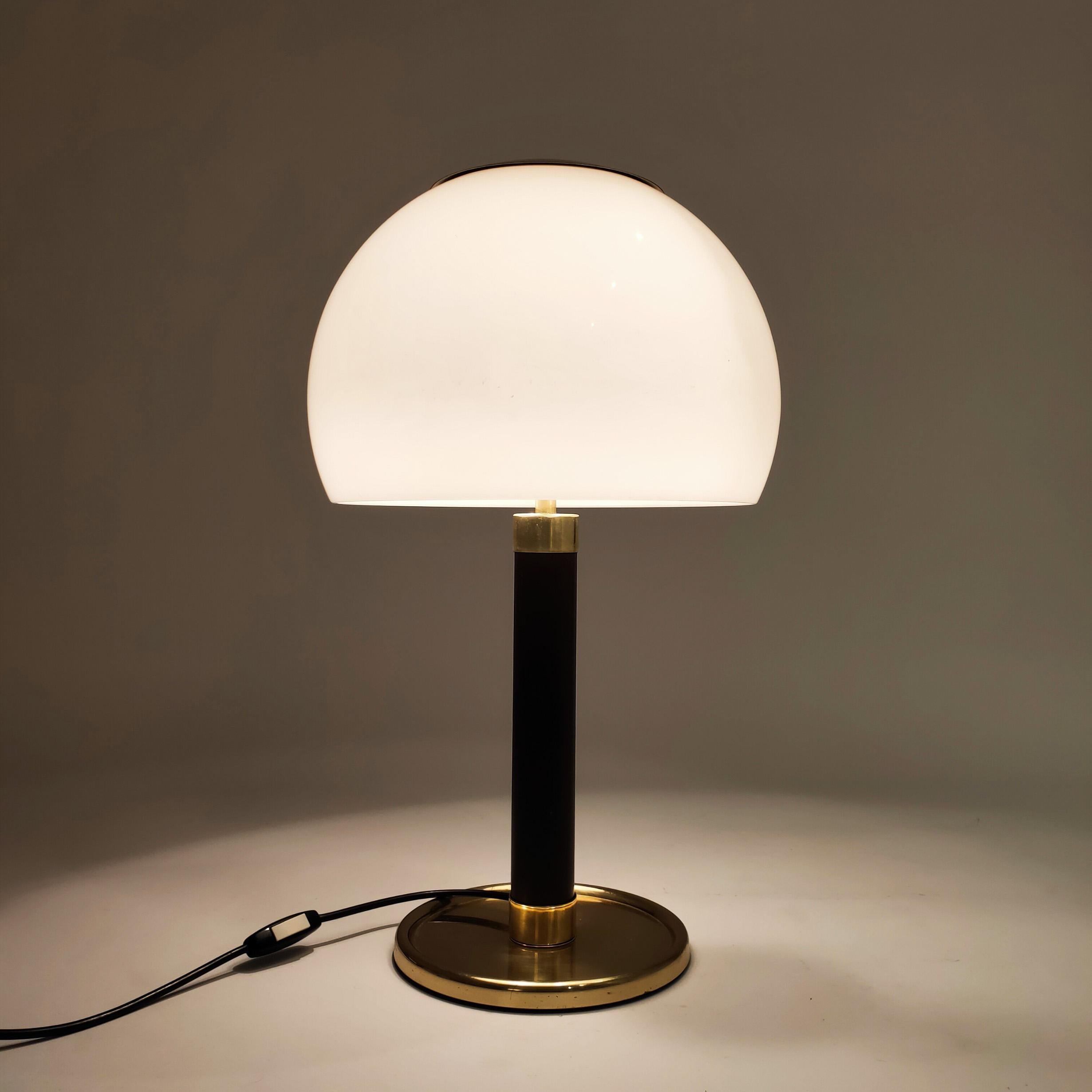 Very rare large Hollywood Regency style table lamp by Metalarte, Spain, 1960s Excellent état - En vente à SANT ADRIÀ DE BESÒS, ES