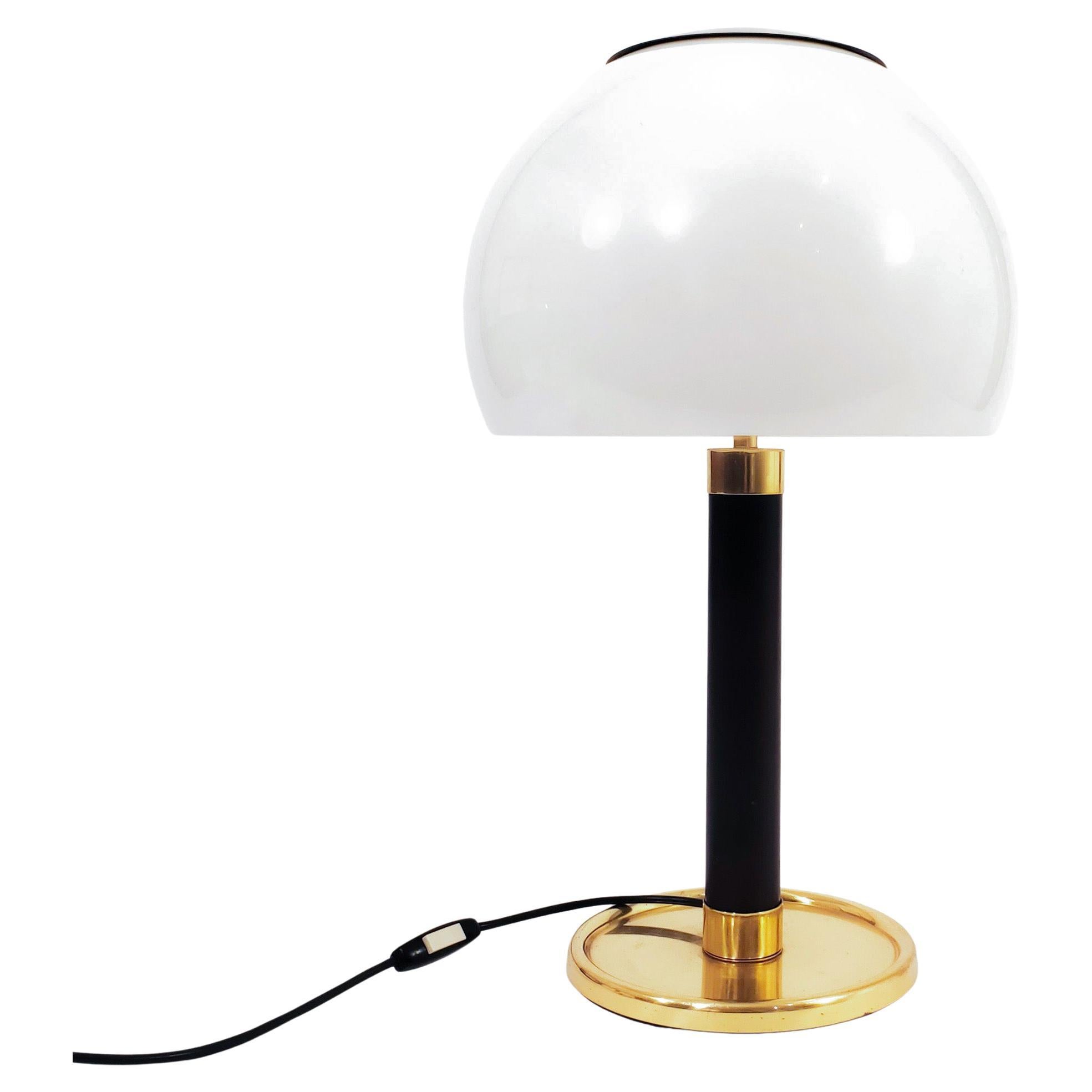 Very rare large Hollywood Regency style table lamp by Metalarte, Spain, 1960s en vente