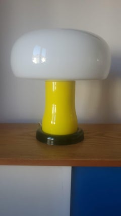 Very Rare Large Table Mid Century Lamp, Mushroom, 1970s