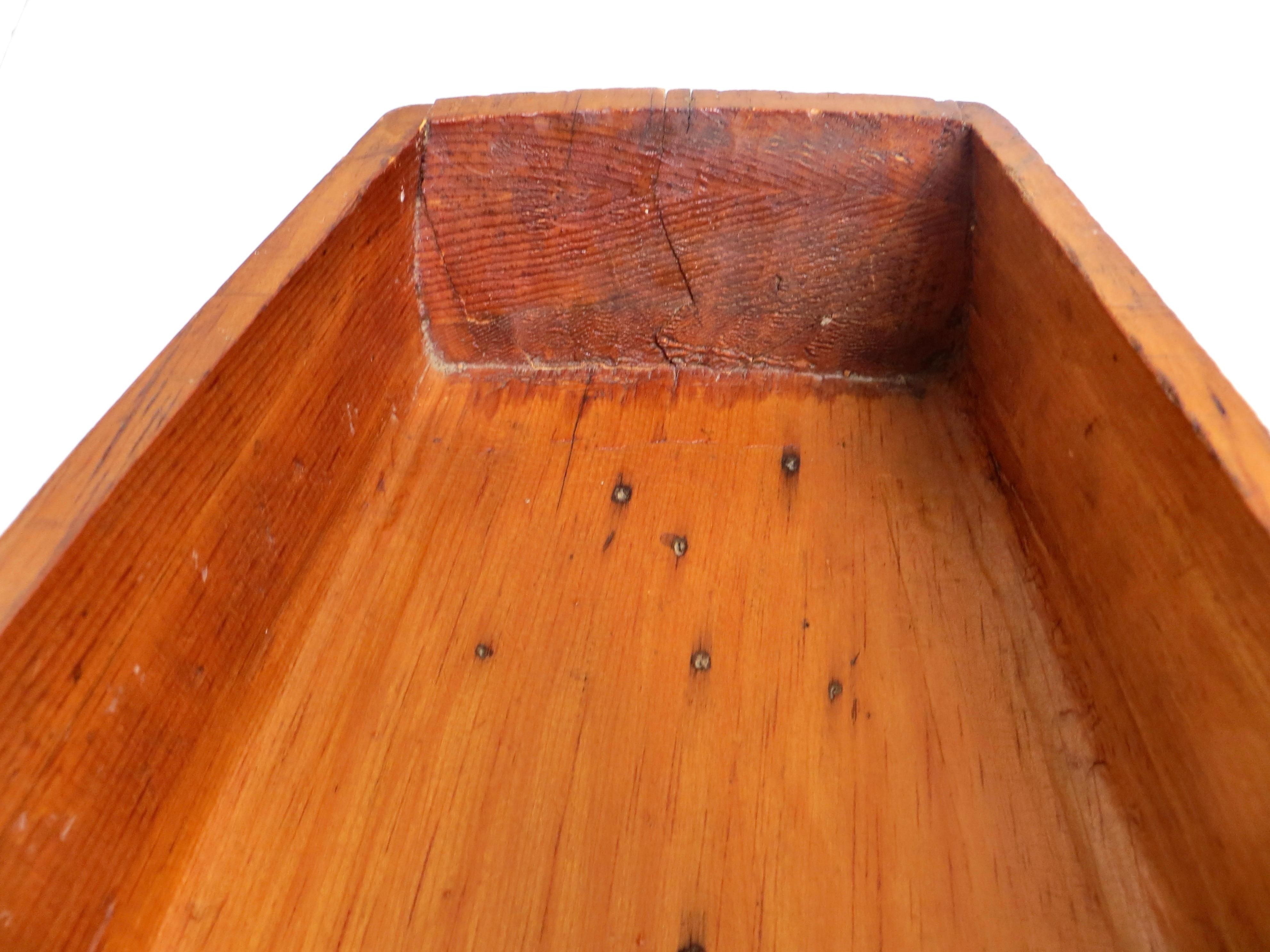 Very Rare Large Victorian Hand Carved Salesman Sample Skiff Boat American C 1865 For Sale 1