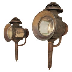 Very rare late 18 th century coach lights ( sconces )