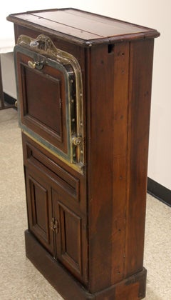 Very Rare Late 19th Century Desk and Sink for Cruise Ship or Train Cart