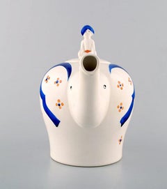 Very Rare Lisa Larson "Elephant Teapot" from Her Own Workshop