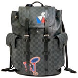 Louis Vuitton Christopher Backpack Limited Edition Ombre Damier Graphite  Giant PM - ShopStyle