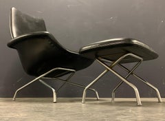 Very Rare Lounge Chair and Ultra Rare Stool