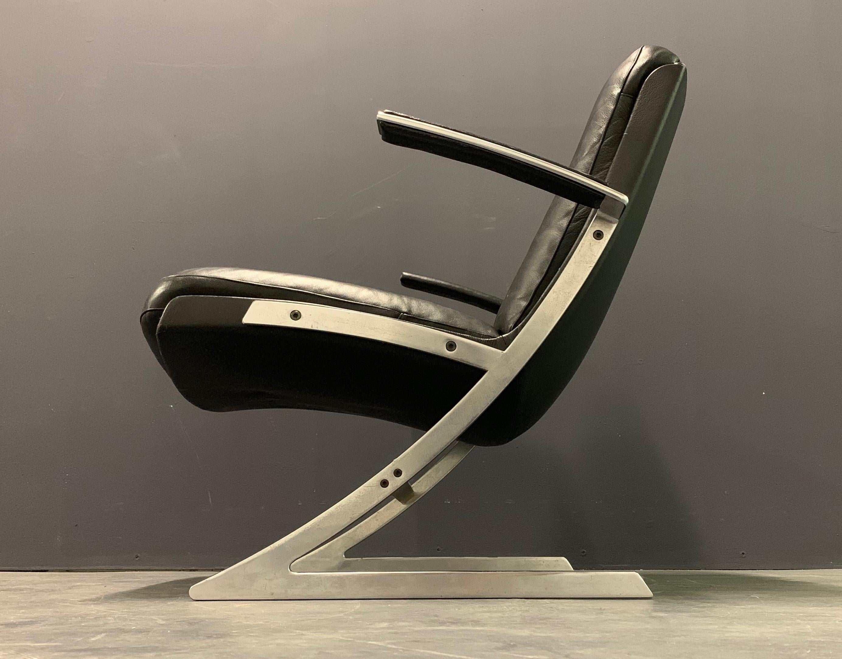 Danish Very Rare Lounge Chair by Preben Fabricius For Sale
