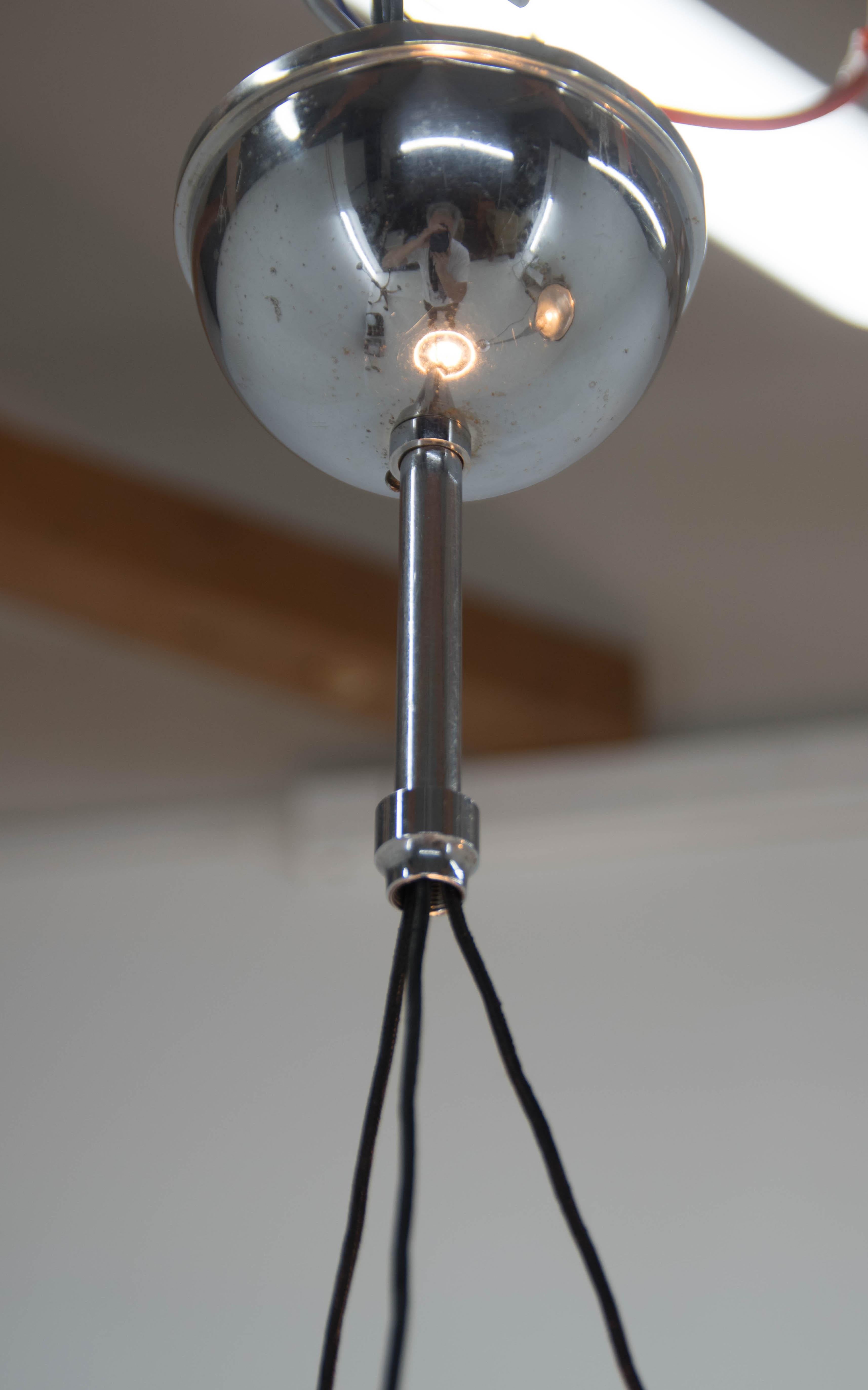 Aluminium Très rare pendentif Luminator, années 1930 en vente