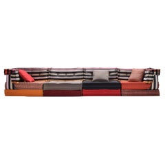 Retro Very rare Mah Jong ‘Sonia Rykiel’ modular sofa by Hans Hopfer for Roche Bobois