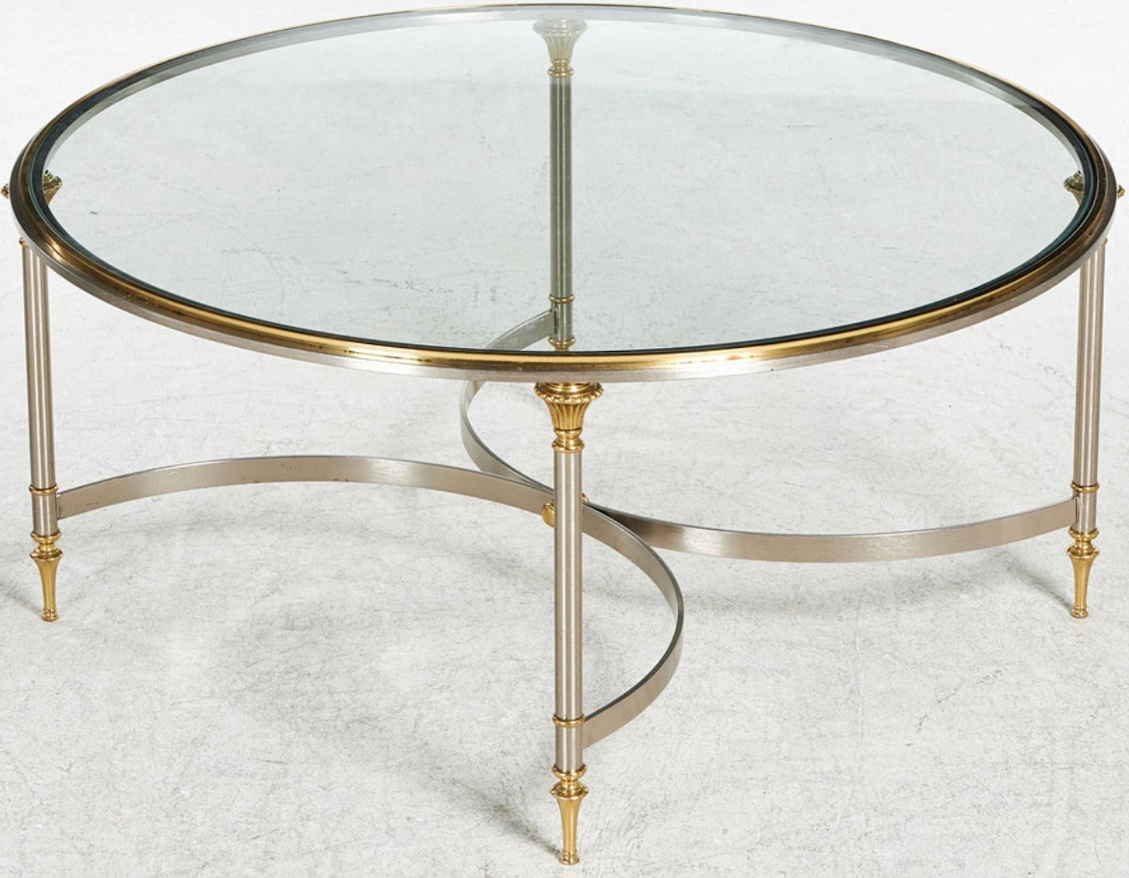 Hollywood Regency Very Rare Maison Charles Directoire Coffee Table  For Sale