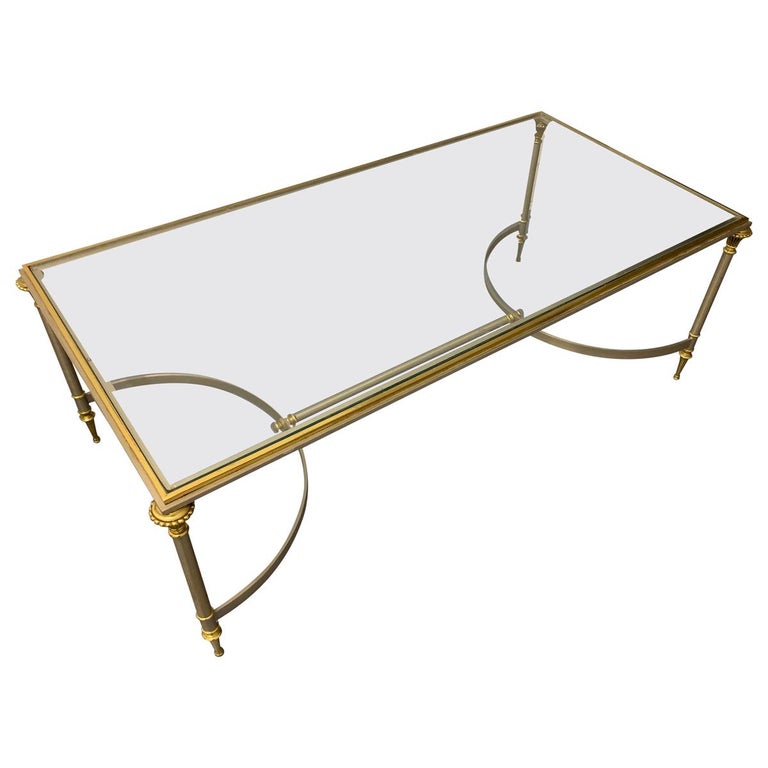 Very Rare Maison Charles Directoire Coffee Table For Sale