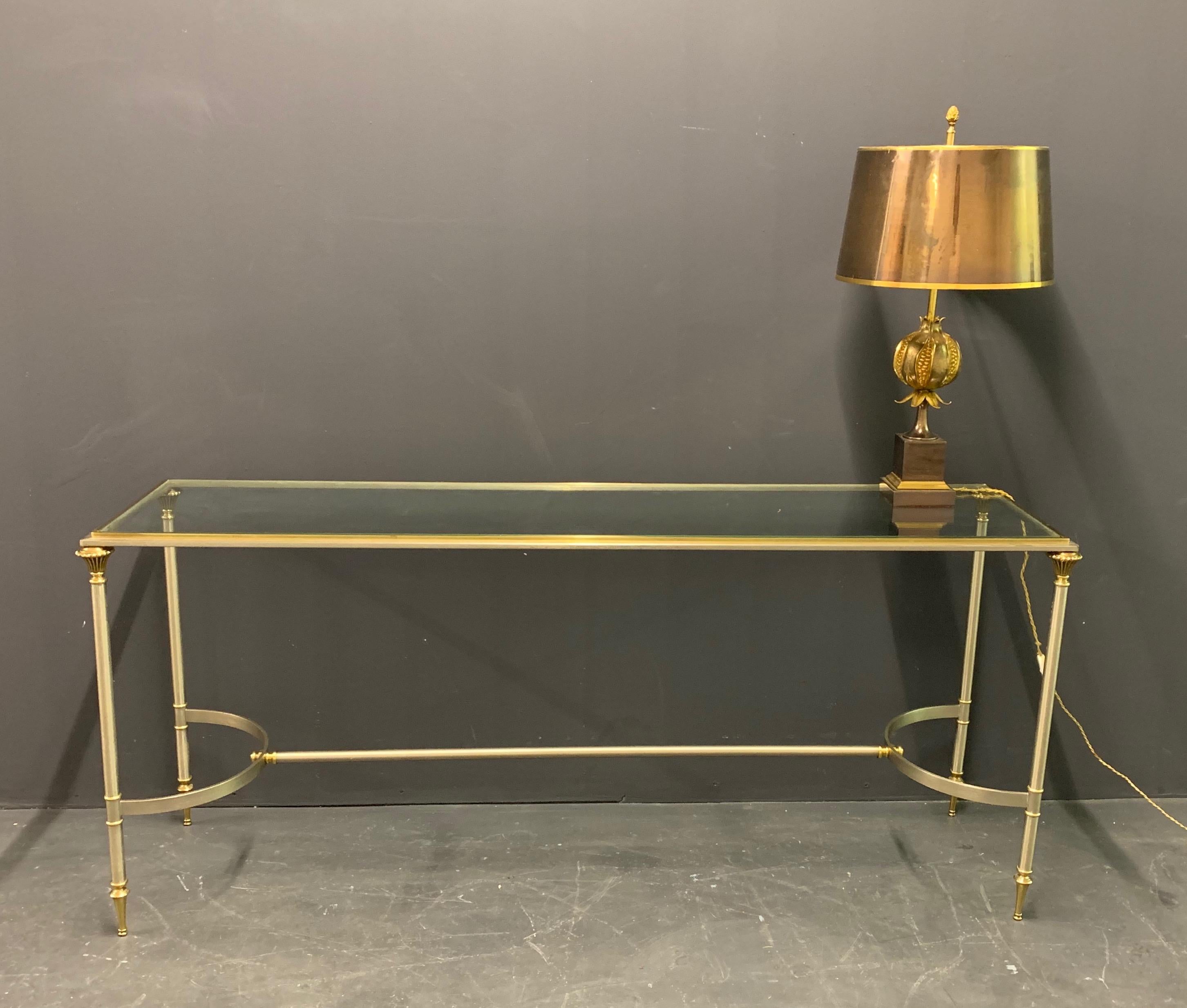 Hollywood Regency Very Rare Maison Charles Directoire Console Table or Sideboard For Sale