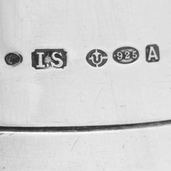 Very Rare Matched Collection of 6 Sterling Silver Fox Head Stirrup Cups