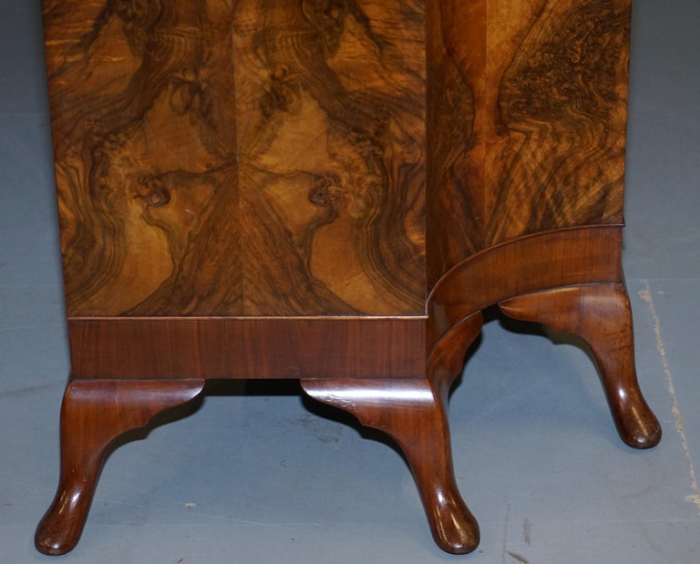 Very Rare Maurice Adams Art Deco Burr Walnut Sideboard with Drawers 6