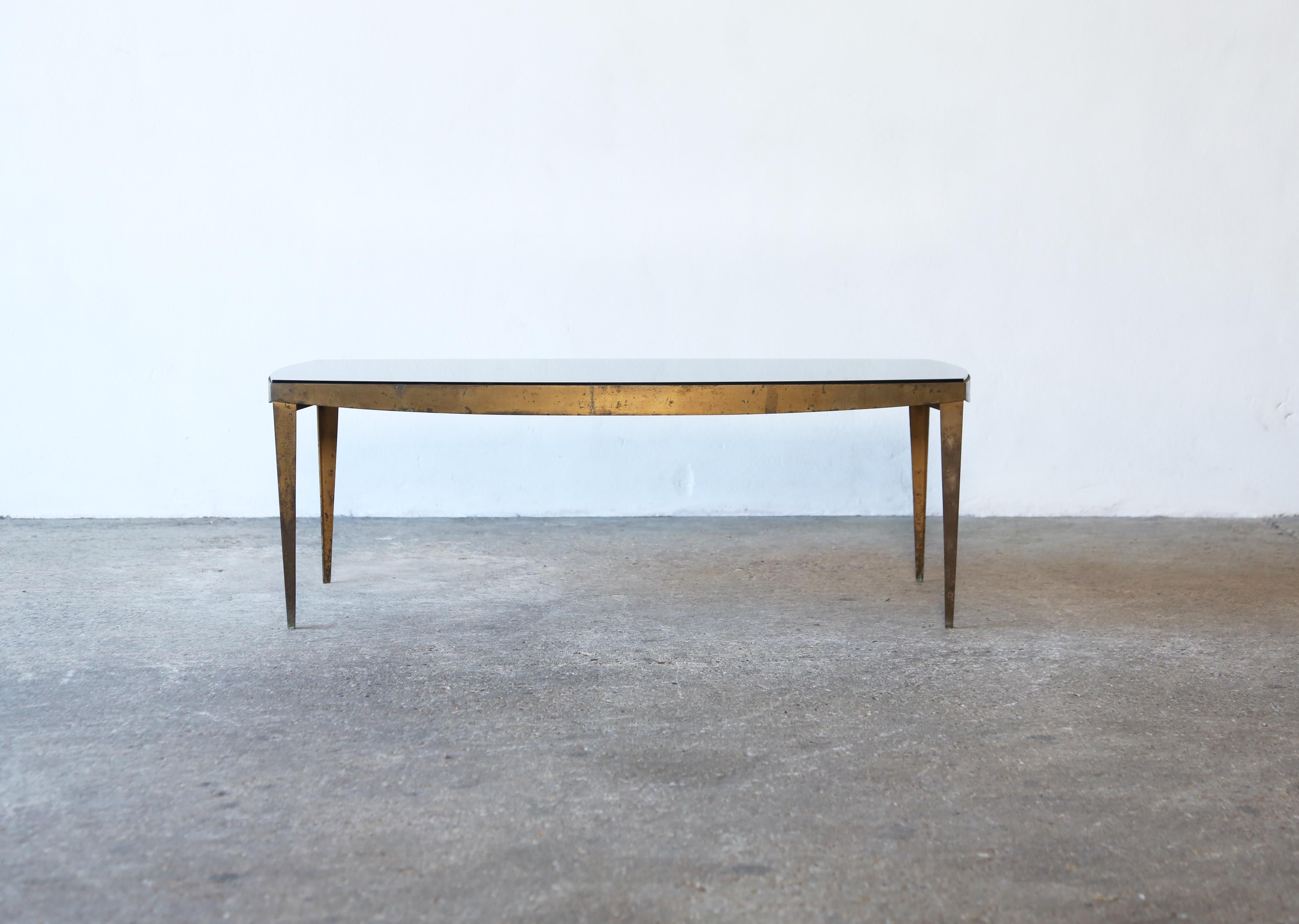 Very Rare Max Ingrand Model 2352 Coffee Table, Fontana Arte, Italy, 1960s For Sale 6