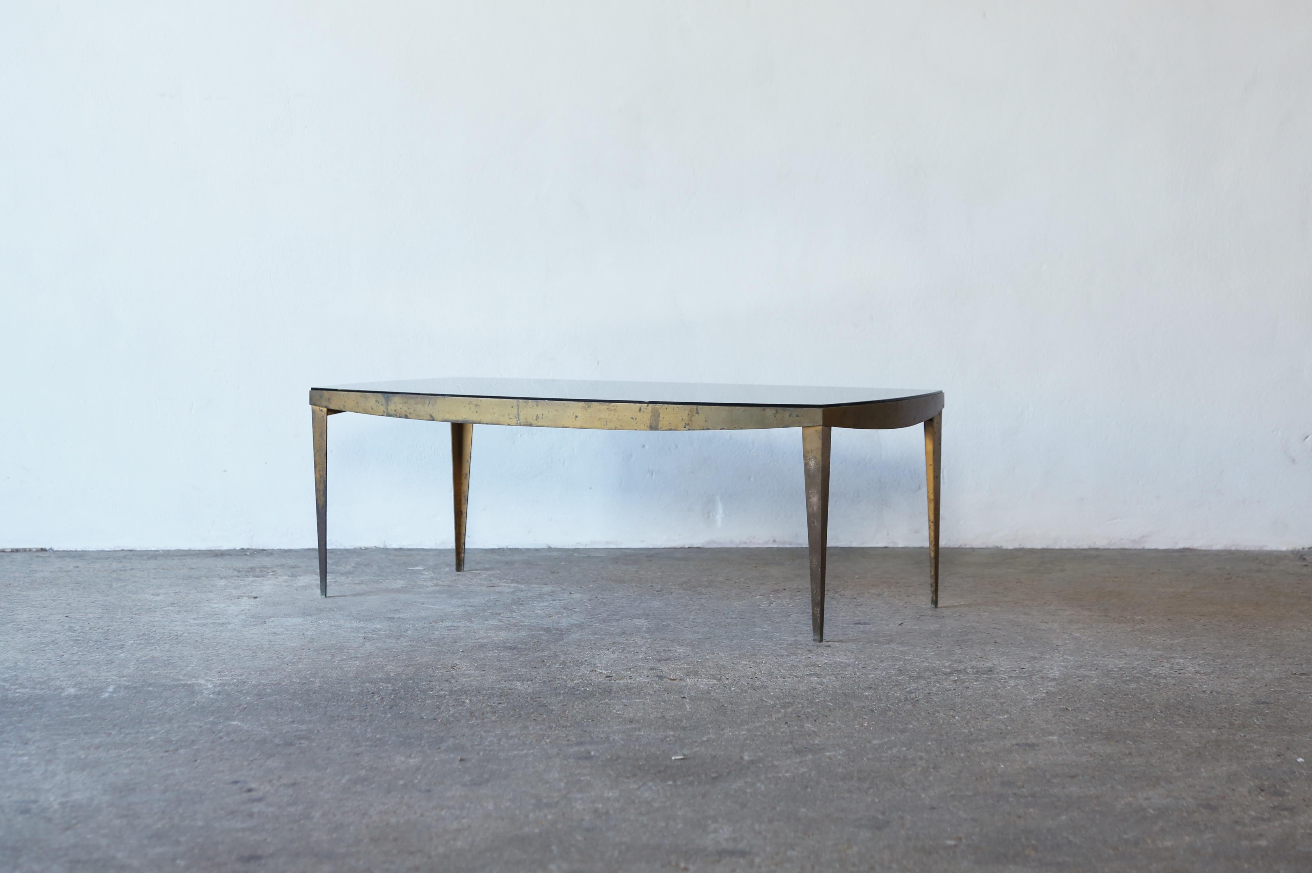 Very Rare Max Ingrand Model 2352 Coffee Table, Fontana Arte, Italy, 1960s For Sale 8
