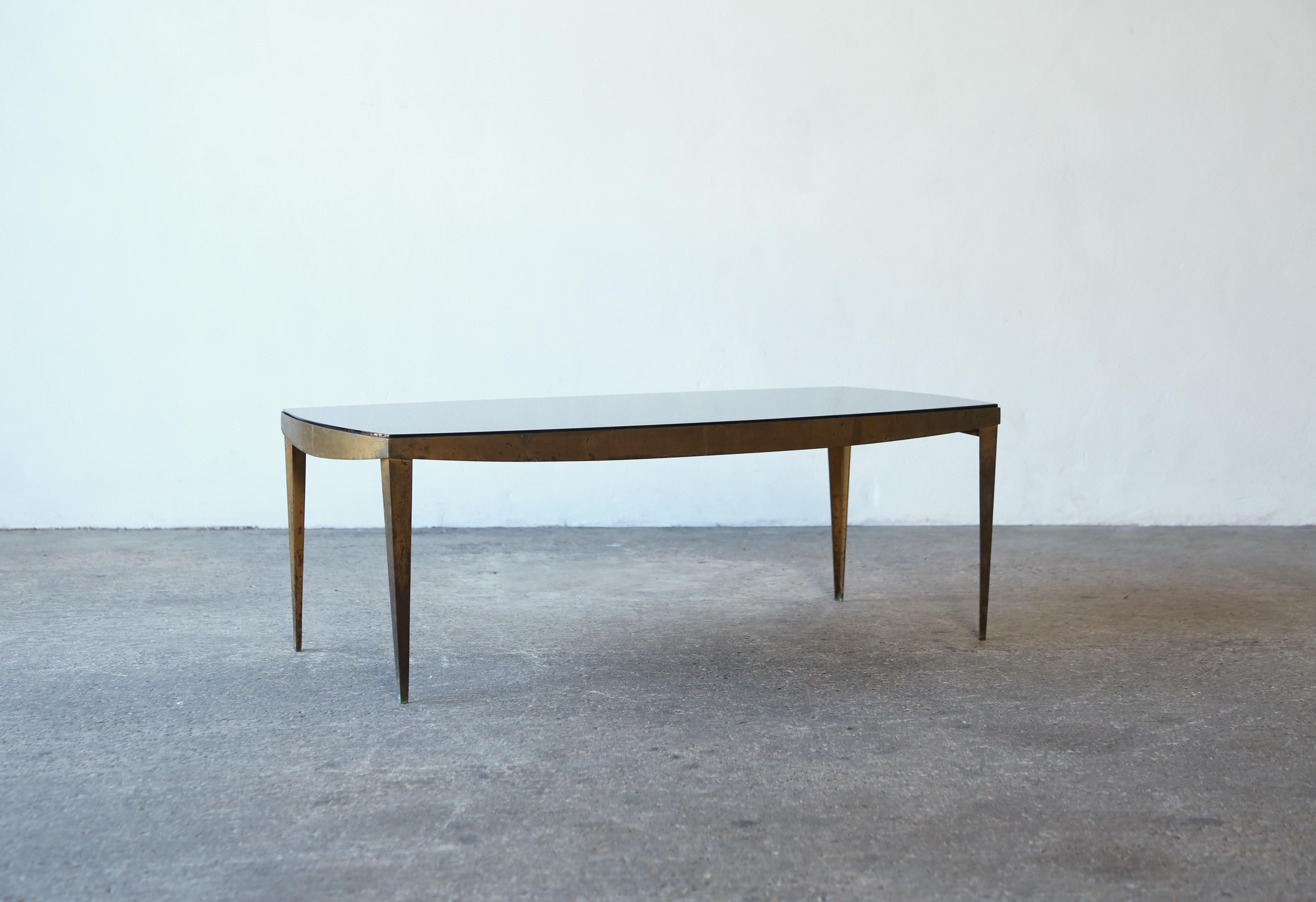 Very Rare Max Ingrand Model 2352 Coffee Table, Fontana Arte, Italy, 1960s For Sale 9