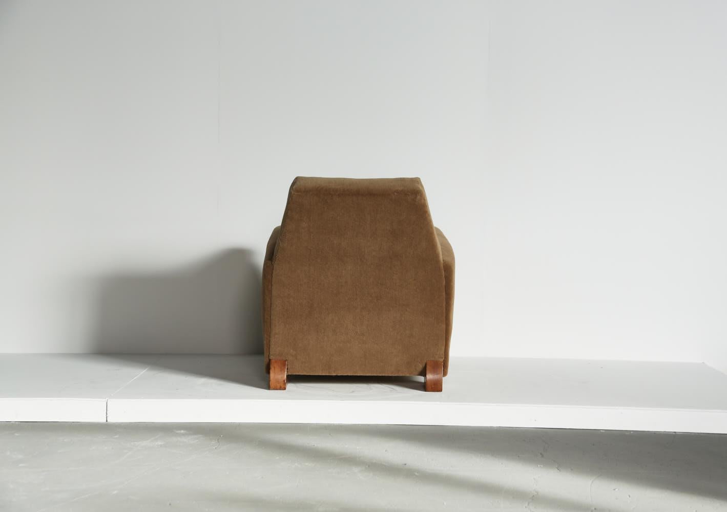 Very Rare Michel Dufet Art Deco Chair, France, 1940s For Sale 6