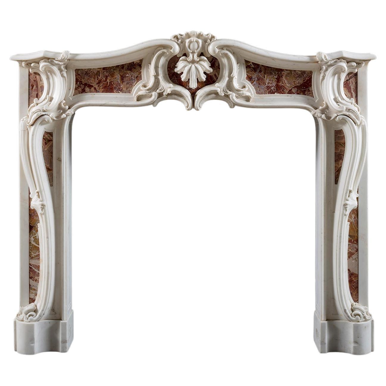 Very Rare Mid 18th Century English Chimneypiece, in Manner of Sir Robert Taylor