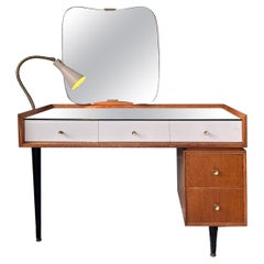 Very Rare Mid-Century 1950s Oak Dressing Table by Jacques Groag