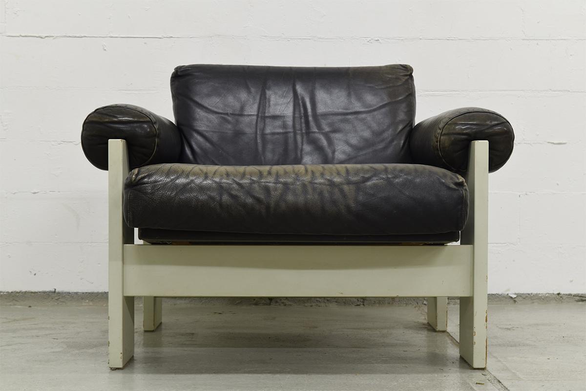 Very Rare Midcentury Leather Lounge Set by Martin Visser for 'T Spectrum, 1960s For Sale 5
