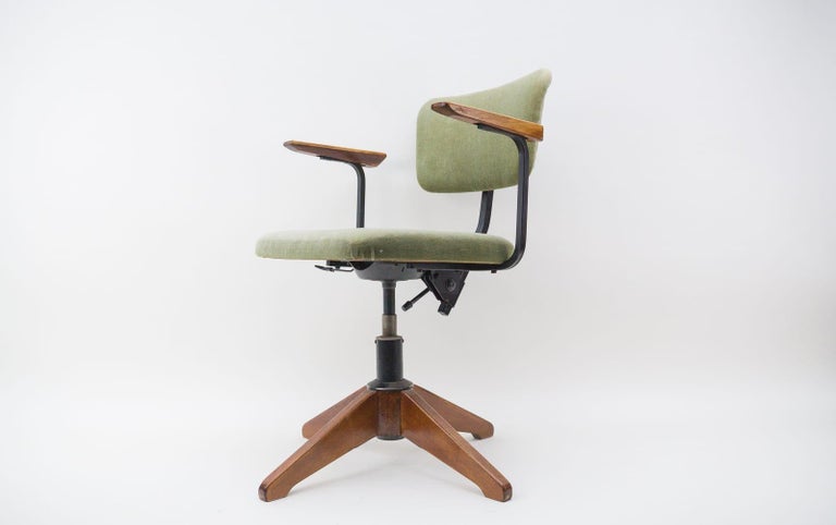 Very Rare Mid-Century Modern Office Chair by Sedus, 1960s Switzerland For Sale 1