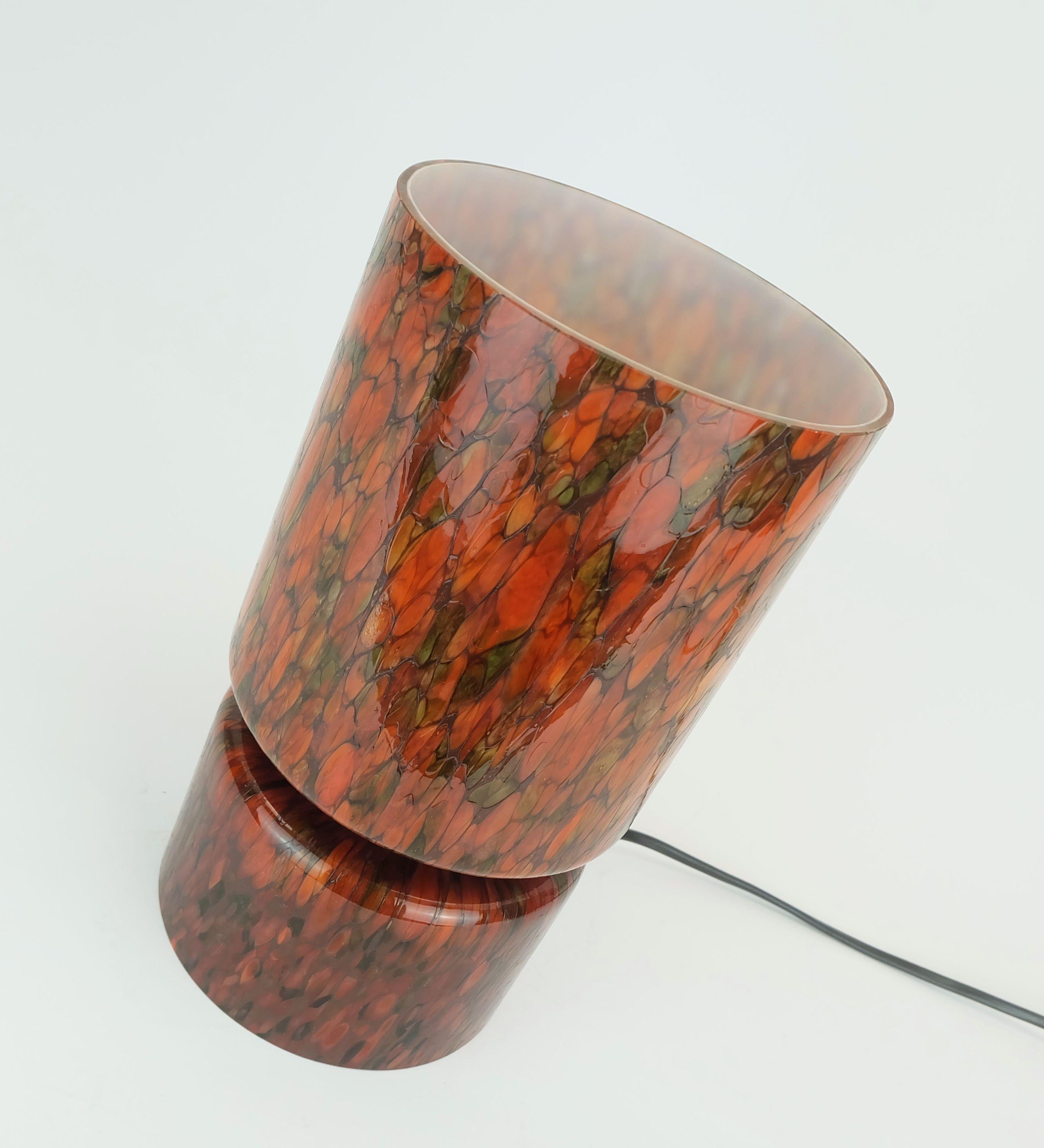 rarísima LÁMPARA DE MESA de cristal peill & putzler moderna de mediados de siglo modelo TA53 años 60/70 Moderno de mediados de siglo en venta