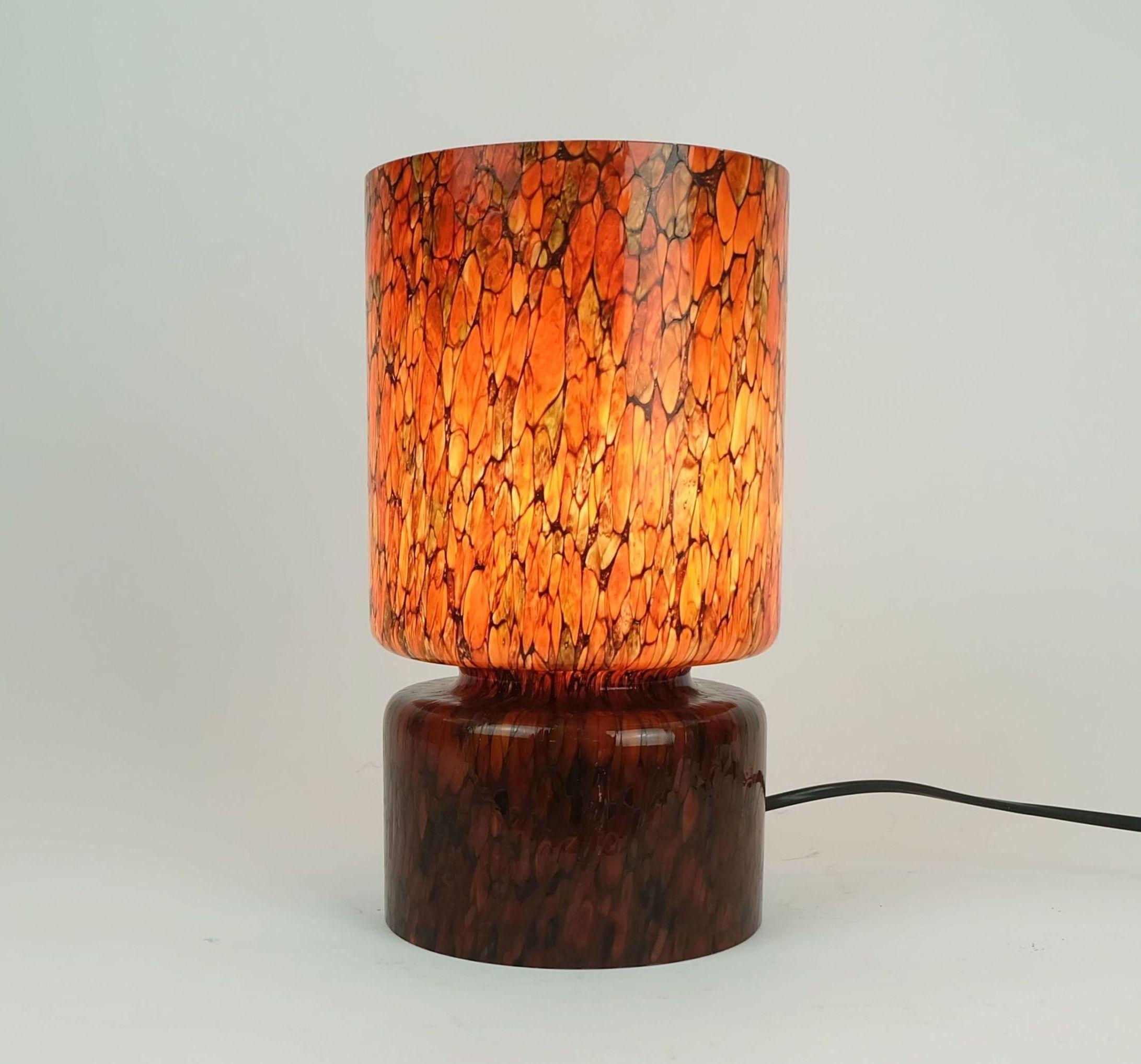 rarísima LÁMPARA DE MESA de cristal peill & putzler moderna de mediados de siglo modelo TA53 años 60/70 en venta 2