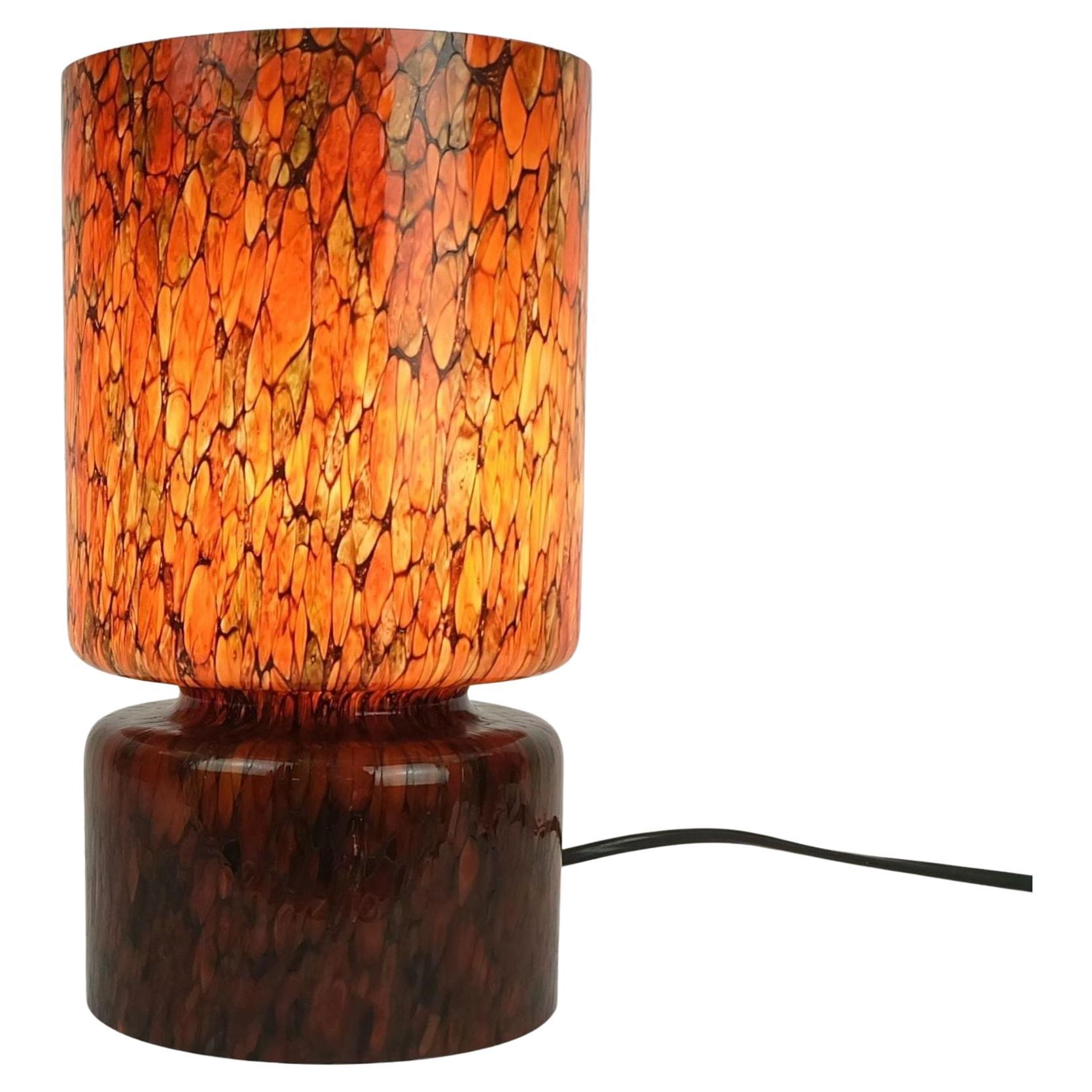 rarísima LÁMPARA DE MESA de cristal peill & putzler moderna de mediados de siglo modelo TA53 años 60/70 en venta