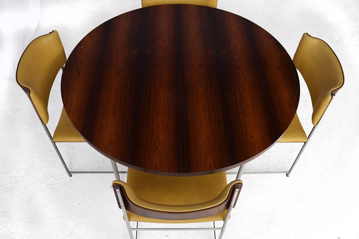Very Rare Mid-Century Modern Rosewood Dining Set by Cees Braakman for Pastoe In Good Condition In The Hague, NL