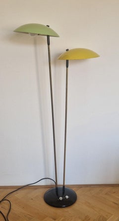 Rarísima lámpara de pie de mediados de siglo Drukov, años 70