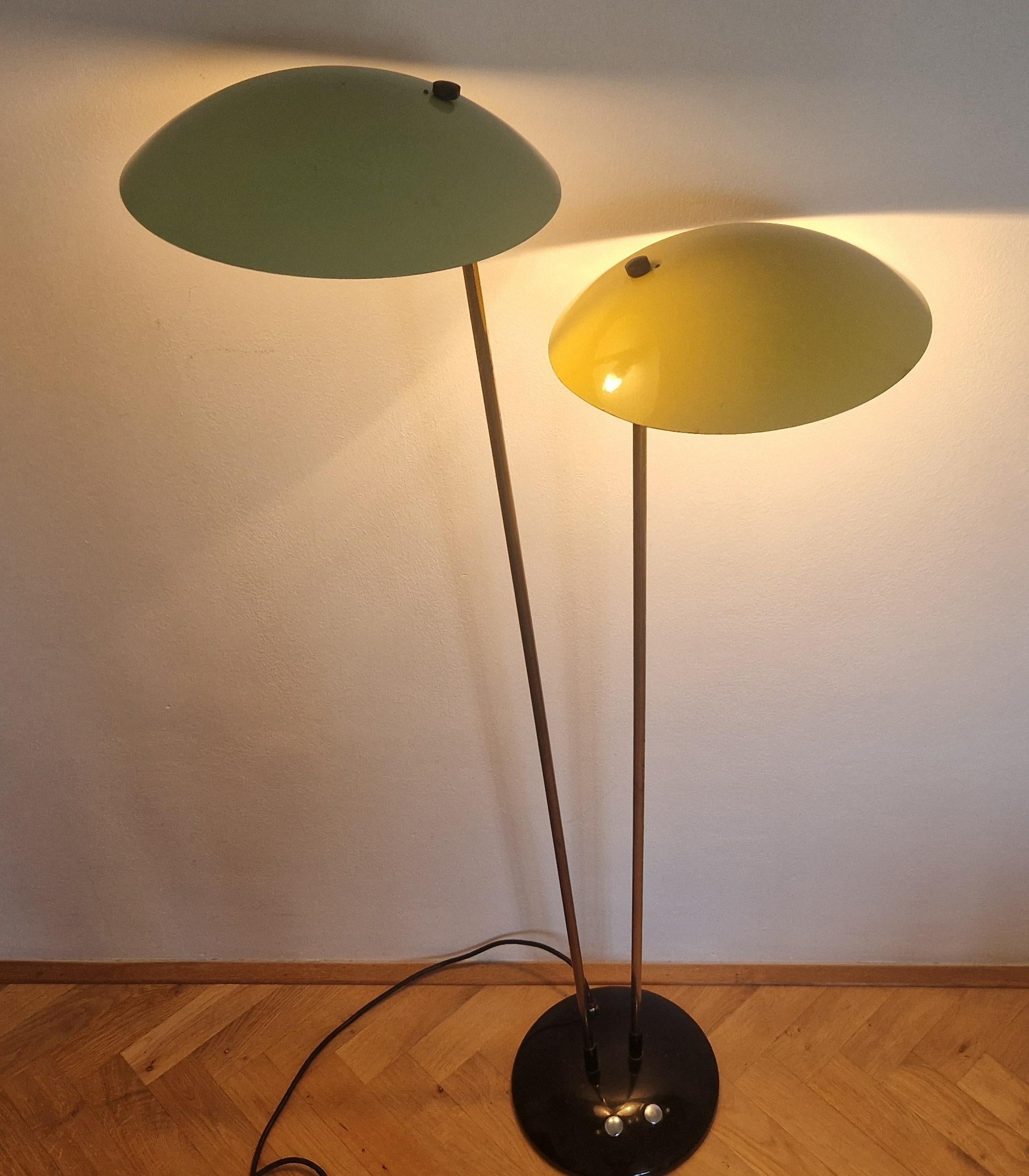 Laqué Très rare lampadaire Drukov, 1970 en vente