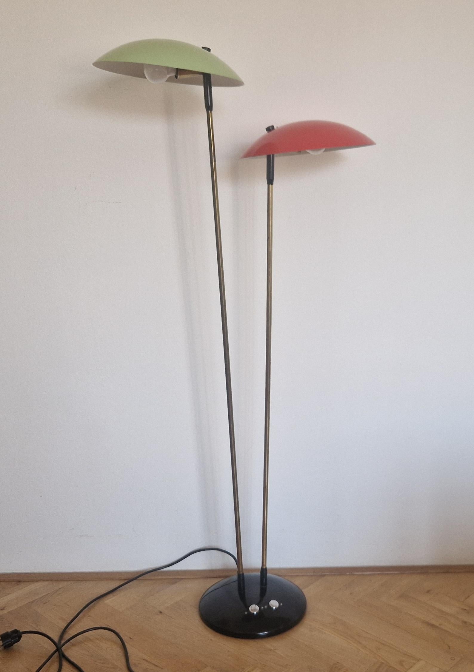 Laqué Très rare lampadaire Drukov, 1970 en vente