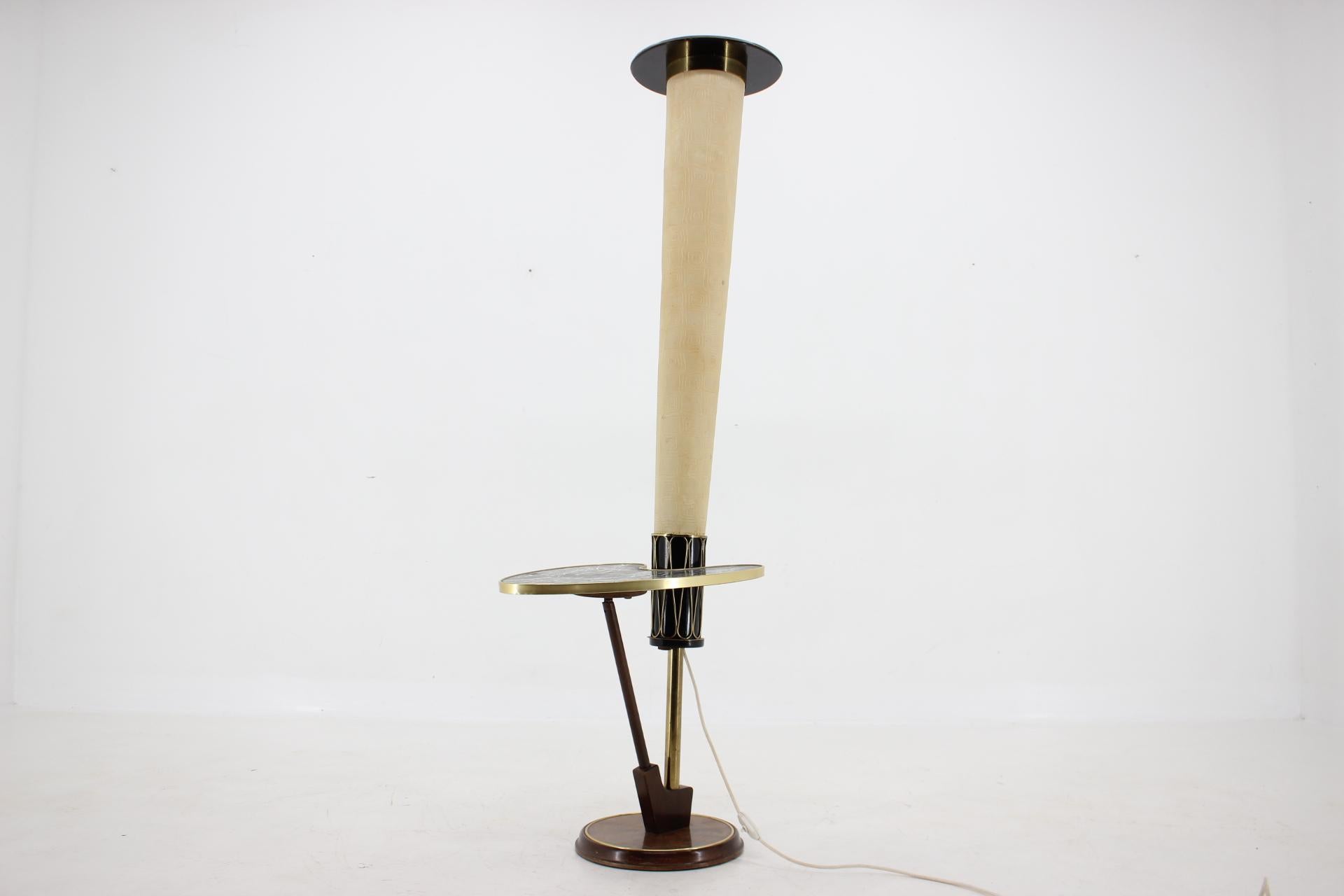 Metal Very Rare Mid-Century Floor Lamp, France, 1960s For Sale