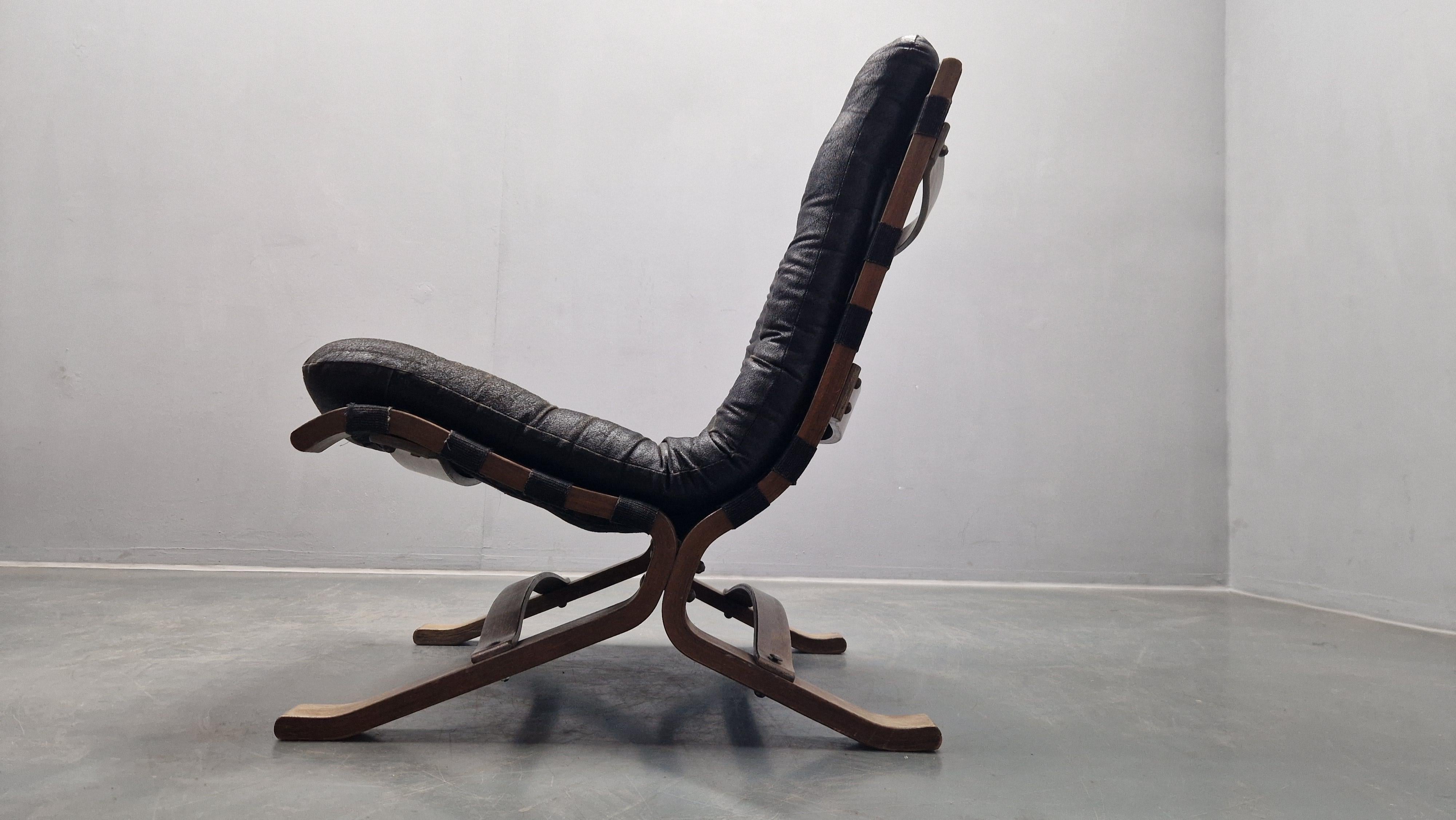 Rarissima sedia da salotto del Medioevo Siesta, Westnofa, Norvegia, anni '60 in vendita 4