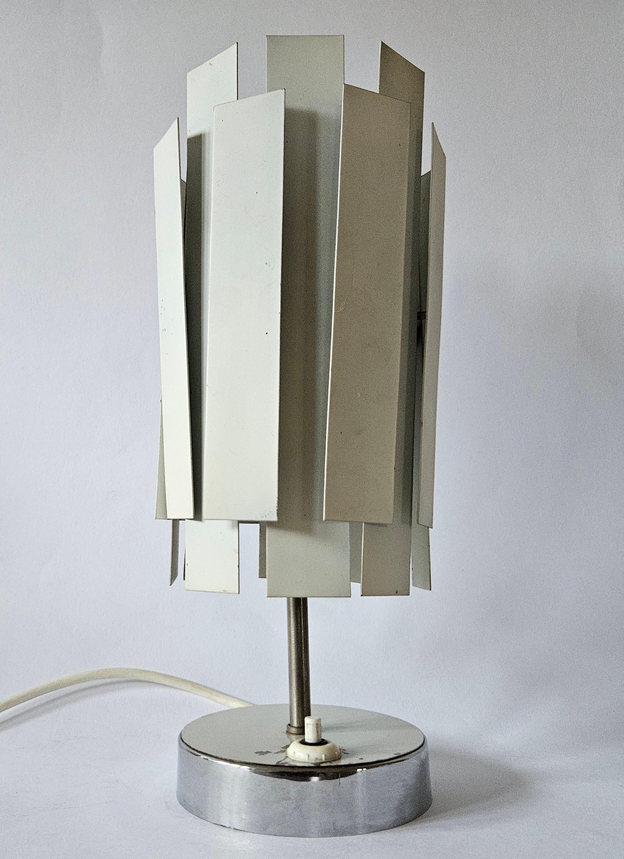 Very Rare Midcentury Table Lamp in style of Max Sauze, France, 1970s For Sale 4