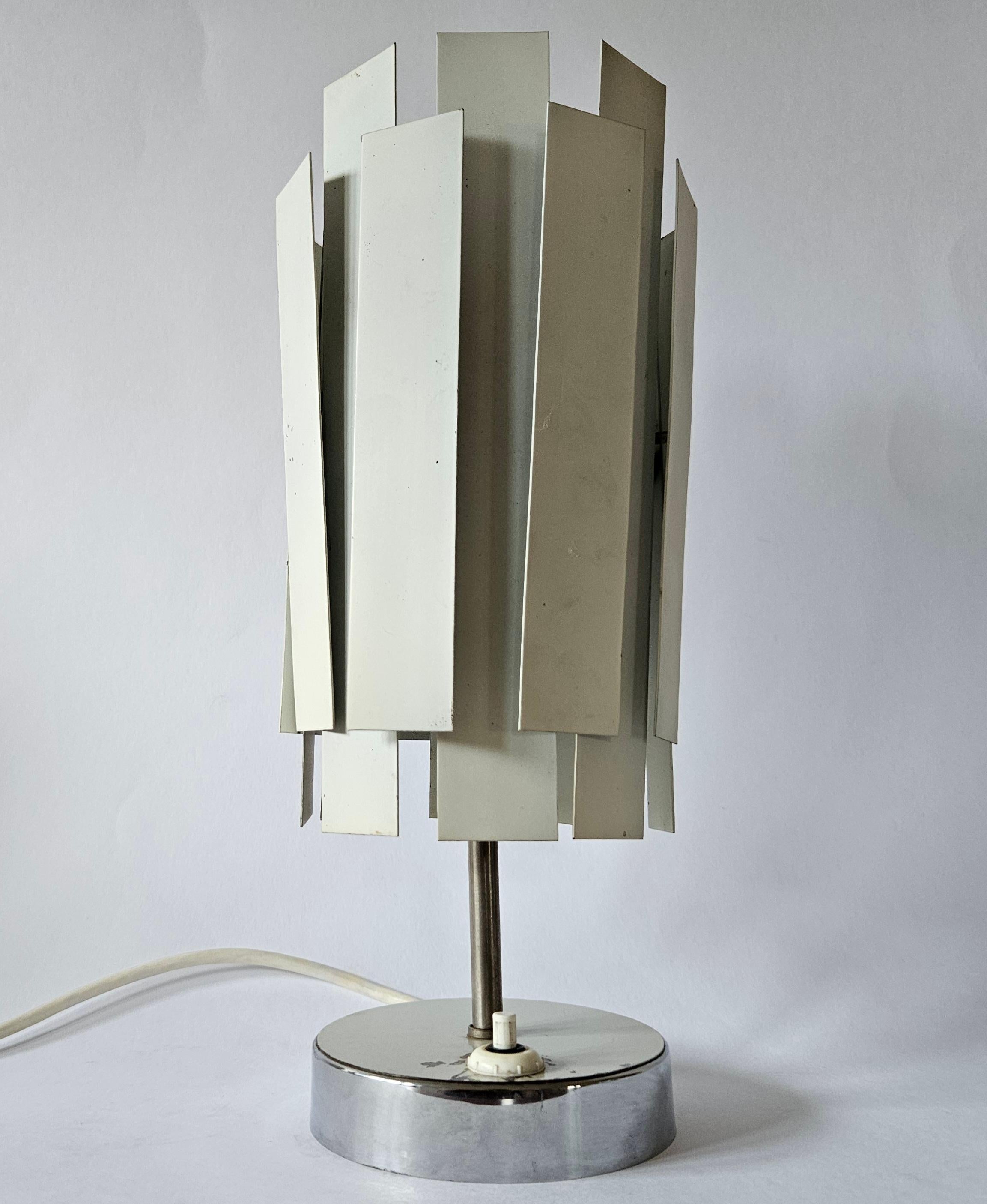 Very Rare Midcentury Table Lamp in style of Max Sauze, France, 1970s For Sale 5