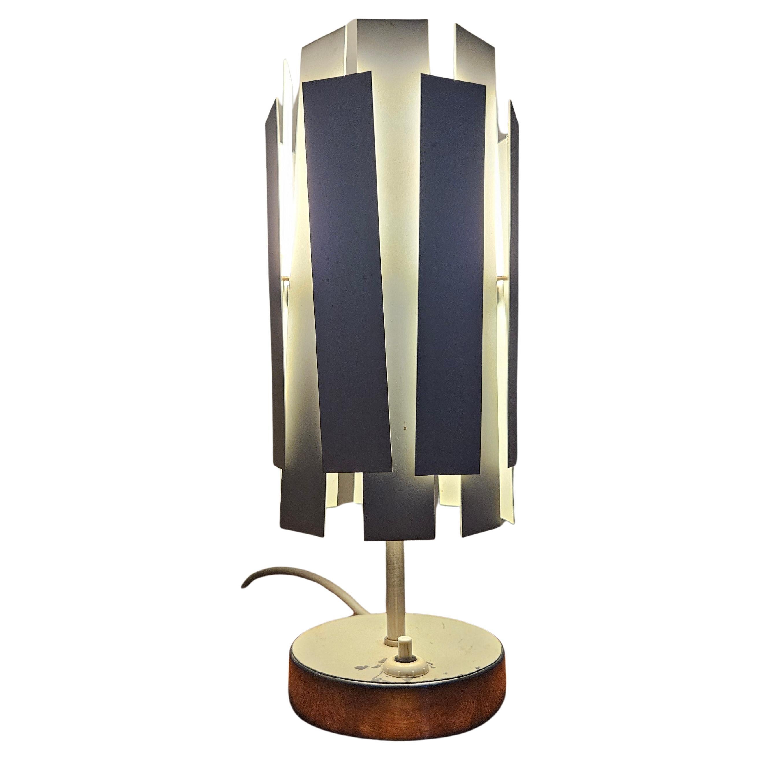Very Rare Midcentury Table Lamp in style of Max Sauze, France, 1970s For Sale