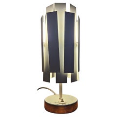 Very Rare Midcentury Table Lamp in style of Max Sauze, France, 1970s