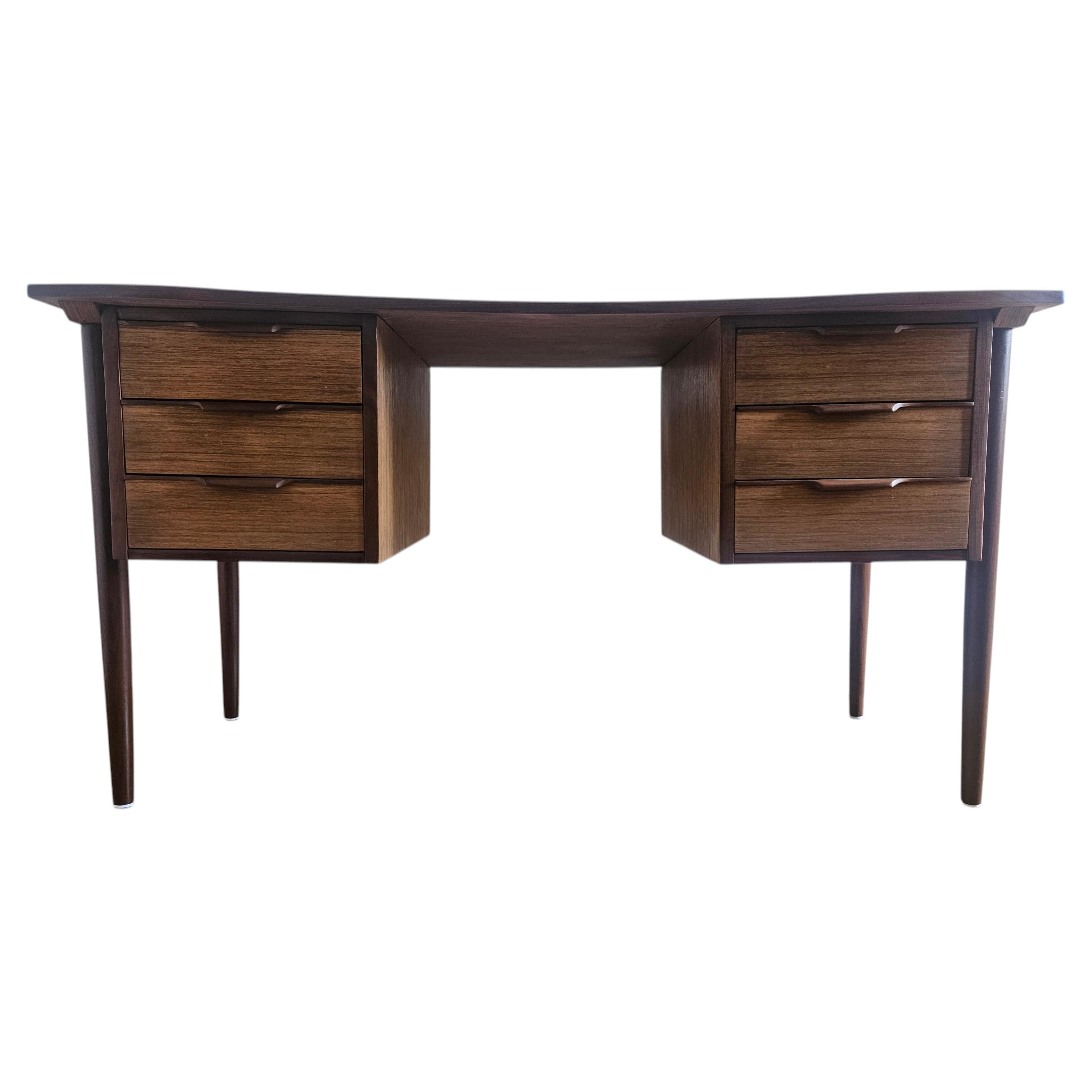 Very Rare Midcentury Teak Desk / Table, Denmark, 1960s
