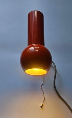 Lámpara de pared muy rara de mediados de siglo, estilo «Space Age», Italia, década de los 70